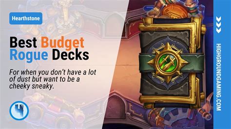 best rogue deck hearthstone|cheap rogue deck hearthstone.